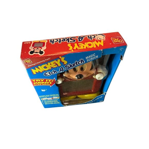 Vintage Etch A Sketch Mickey Mouse Disney 1991 Ohio Art New in Box - Picture 3 of 9